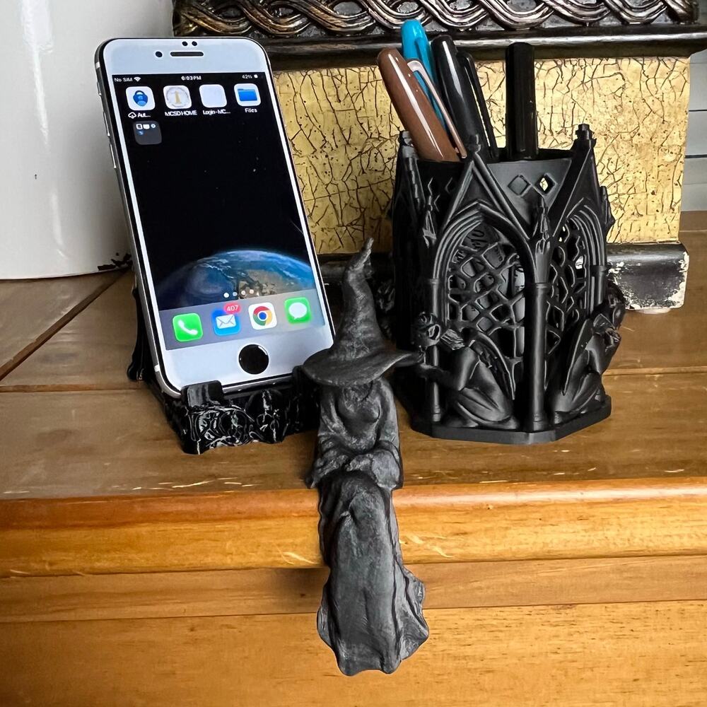 🖤 3-Piece Gothic & Witchy Desk Organization Bundle 🖤